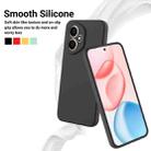 For Honor 400 Global 156.5mm Solid Color Liquid Silicone Dropproof Full Coverage Phone Case(Black) - 3