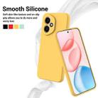 For Honor 400 Global 156.5mm Solid Color Liquid Silicone Dropproof Full Coverage Phone Case(Yellow) - 3