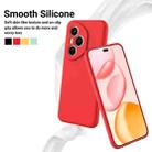 For Honor 400 Pro Global 160.8mm Solid Color Liquid Silicone Dropproof Full Coverage Phone Case(Red) - 3