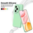 For Honor 400 Pro Global 160.8mm Solid Color Liquid Silicone Dropproof Full Coverage Phone Case(Green) - 3