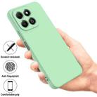 For Honor X6c 4G Solid Color Liquid Silicone Dropproof Full Coverage Phone Case(Green) - 2
