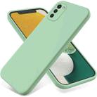 For Nokia G11 / G21 Pure Color Liquid Silicone Shockproof Phone Case(Green) - 1