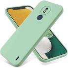 For Nokia C21 Pure Color Liquid Silicone Shockproof Phone Case(Green) - 1