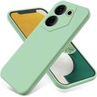 For Tecon Camon 20 Pro 5G Pure Color Liquid Silicone Shockproof Phone Case(Green) - 1