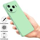 For Tecno Camon 30 Pro 5G Pure Color Liquid Silicone Shockproof Phone Case(Green) - 2