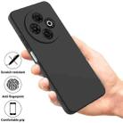 For Tecno Spark 30C 4G Pure Color Liquid Silicone Shockproof Phone Case(Black) - 2