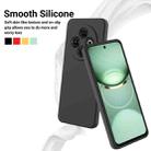 For Tecno Spark 30C 4G Pure Color Liquid Silicone Shockproof Phone Case(Black) - 3
