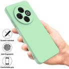 For Tecno Spark 30C 4G Pure Color Liquid Silicone Shockproof Phone Case(Green) - 2