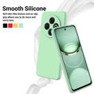 For Tecno Spark 30C 4G Pure Color Liquid Silicone Shockproof Phone Case(Green) - 3