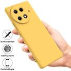 For Tecno Camon 30S / 30S Pro Pure Color Liquid Silicone Shockproof Phone Case(Yellow) - 2