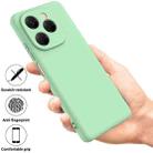 For Tecno Spark 20 Pro 5G Pure Color Liquid Silicone Shockproof Phone Case(Green) - 2