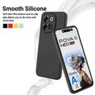 For Tecno Spark 30 5G / Pova 6 Neo 5G Pure Color Liquid Silicone Shockproof Phone Case(Black) - 3