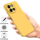 For Tecno Spark 30 5G / Pova 6 Neo 5G Pure Color Liquid Silicone Shockproof Phone Case(Yellow) - 2