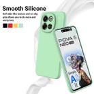 For Tecno Spark 30 5G / Pova 6 Neo 5G Pure Color Liquid Silicone Shockproof Phone Case(Green) - 3