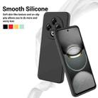 For Tecno Spark 30 4G Pure Color Liquid Silicone Shockproof Phone Case(Black) - 3