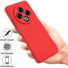 For Tecno Spark 30 4G Pure Color Liquid Silicone Shockproof Phone Case(Red) - 2