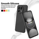 For Tecno Spark 30 Pro 4G Pure Color Liquid Silicone Shockproof Phone Case(Black) - 3