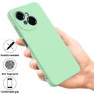 For Tecno Spark Go 2025 Solid Color Liquid Silicone Dropproof Full Coverage Phone Case(Green) - 2