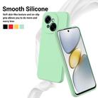 For Tecno Spark Go 2025 Solid Color Liquid Silicone Dropproof Full Coverage Phone Case(Green) - 3