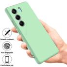 For Tecno Camon 40 Pro 4G Solid Color Liquid Silicone Dropproof Full Coverage Phone Case(Green) - 2