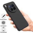 For Tecno Camon 40 Premier 5G Solid Color Liquid Silicone Dropproof Full Coverage Phone Case(Black) - 2