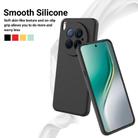 For Tecno Camon 40 Premier 5G Solid Color Liquid Silicone Dropproof Full Coverage Phone Case(Black) - 3