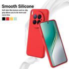 For Tecno Camon 40 Premier 5G Solid Color Liquid Silicone Dropproof Full Coverage Phone Case(Red) - 3