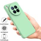 For Tecno Camon 40 Premier 5G Solid Color Liquid Silicone Dropproof Full Coverage Phone Case(Green) - 2