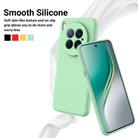 For Tecno Camon 40 Premier 5G Solid Color Liquid Silicone Dropproof Full Coverage Phone Case(Green) - 3