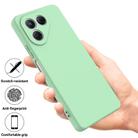 For Tecno Pava 7 4G / Pava 7 Neo Solid Color Liquid Silicone Dropproof Full Coverage Phone Case(Green) - 2