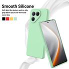 For Tecno Pava 7 4G / Pava 7 Neo Solid Color Liquid Silicone Dropproof Full Coverage Phone Case(Green) - 3