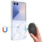 For Samsung Galaxy Z Flip7 5G MagSafe Transparent Acrylic Phone Case - 3