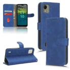 For Nokia C110 4G Skin Feel Magnetic Flip Leather Phone Case(Blue) - 1