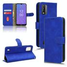 For Nokia C210 Skin Feel Magnetic Flip Leather Phone Case(Blue) - 1