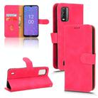 For Nokia C210 Skin Feel Magnetic Flip Leather Phone Case(Rose Red) - 1