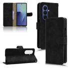 For Samsung Galaxy Z Fold7 5G Skin Feel Magnetic Flip Leather Phone Case(Black) - 1