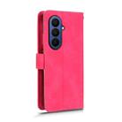 For Samsung Galaxy Z Fold7 5G Skin Feel Magnetic Flip Leather Phone Case(Rose Red) - 3