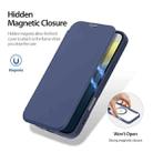 For iPhone 16 DUX DUCIS Skin X Pro Series Magsafe PC + TPU Phone Leather Case(Blue) - 2