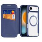 For iPhone 17 Air DUX DUCIS Skin X Pro Series Magsafe PC + TPU Phone Leather Case(Blue) - 1