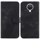 For Nokia G10/G20 7-shaped Embossed Leather Phone Case(Black) - 1