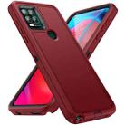 For Motorola Moto G Stylus 5G 2023 Life Waterproof Rugged PC + Silicone Phone Case(Red+Black) - 2