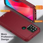 For Motorola Moto G Stylus 5G 2023 Life Waterproof Rugged PC + Silicone Phone Case(Red+Black) - 3