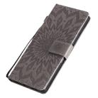 For Sony Xperia L4 Embossed Sunflower Pattern Horizontal Flip PU Leather Case with Holder & Card Slots & Wallet & Lanyard(Gray) - 8