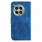 For OnePlus Ace 3 Pro Seven-shaped Embossed Leather Phone Case(Blue) - 3