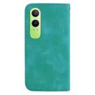 For OnePlus Nord CE4 Lite Seven-shaped Embossed Leather Phone Case(Green) - 3