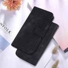 For Google Pixel 8a Seven-shaped Embossed Leather Phone Case(Black) - 2