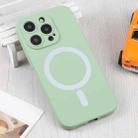 For iPhone 16 Plus Liquid Silicone Magsafe Phone Case(Green) - 2