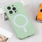 For iPhone 16 Liquid Silicone Magsafe Phone Case(Green) - 2