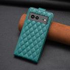 For Google Pixel 7a Diamond Lattice Vertical Flip Leather Phone Case(Green) - 3