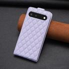 For Google Pixel 7 Diamond Lattice Vertical Flip Leather Phone Case(Purple) - 3